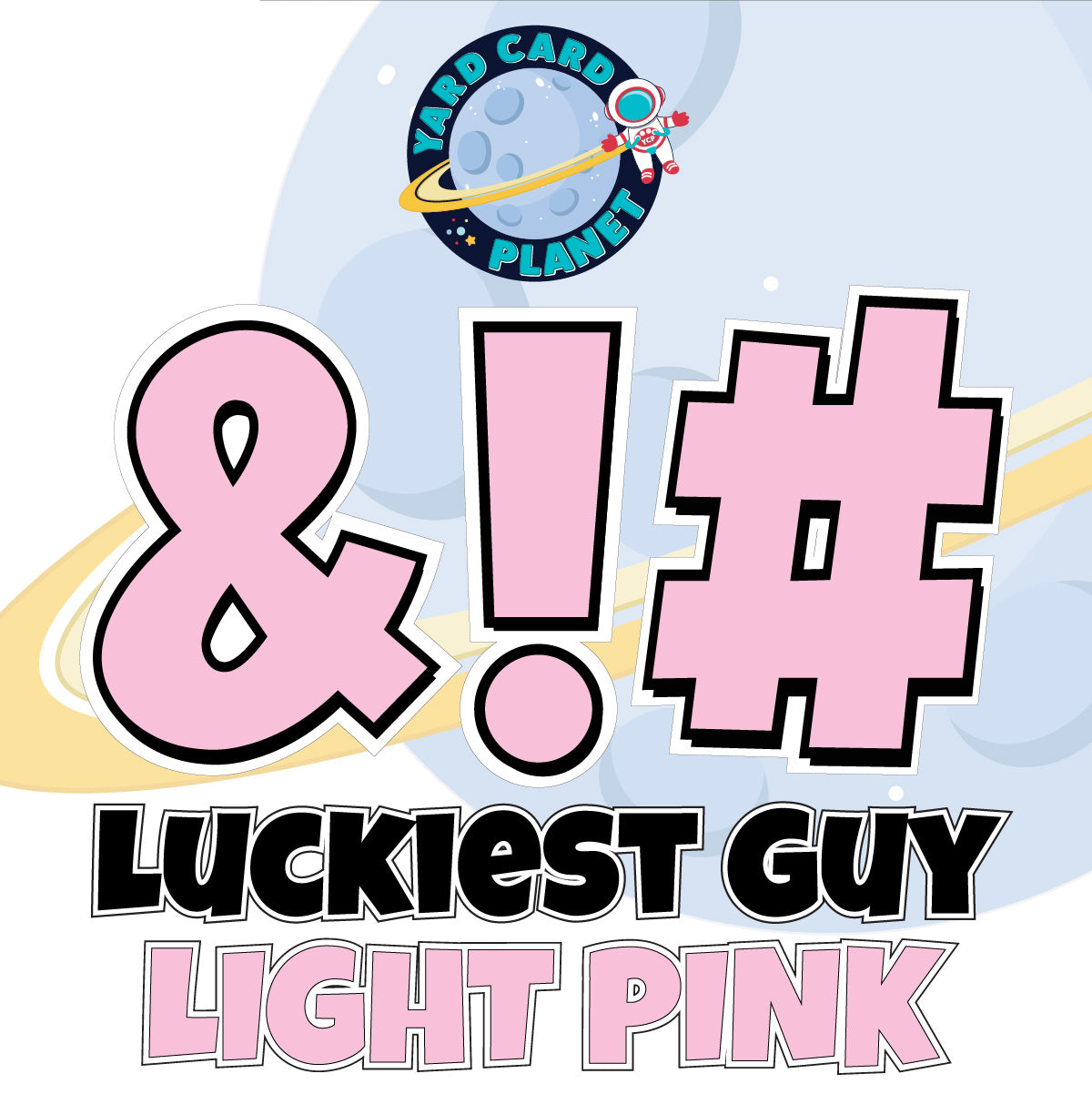 23" Luckiest Guy 21 pc. Symbol Set in Solid Colors