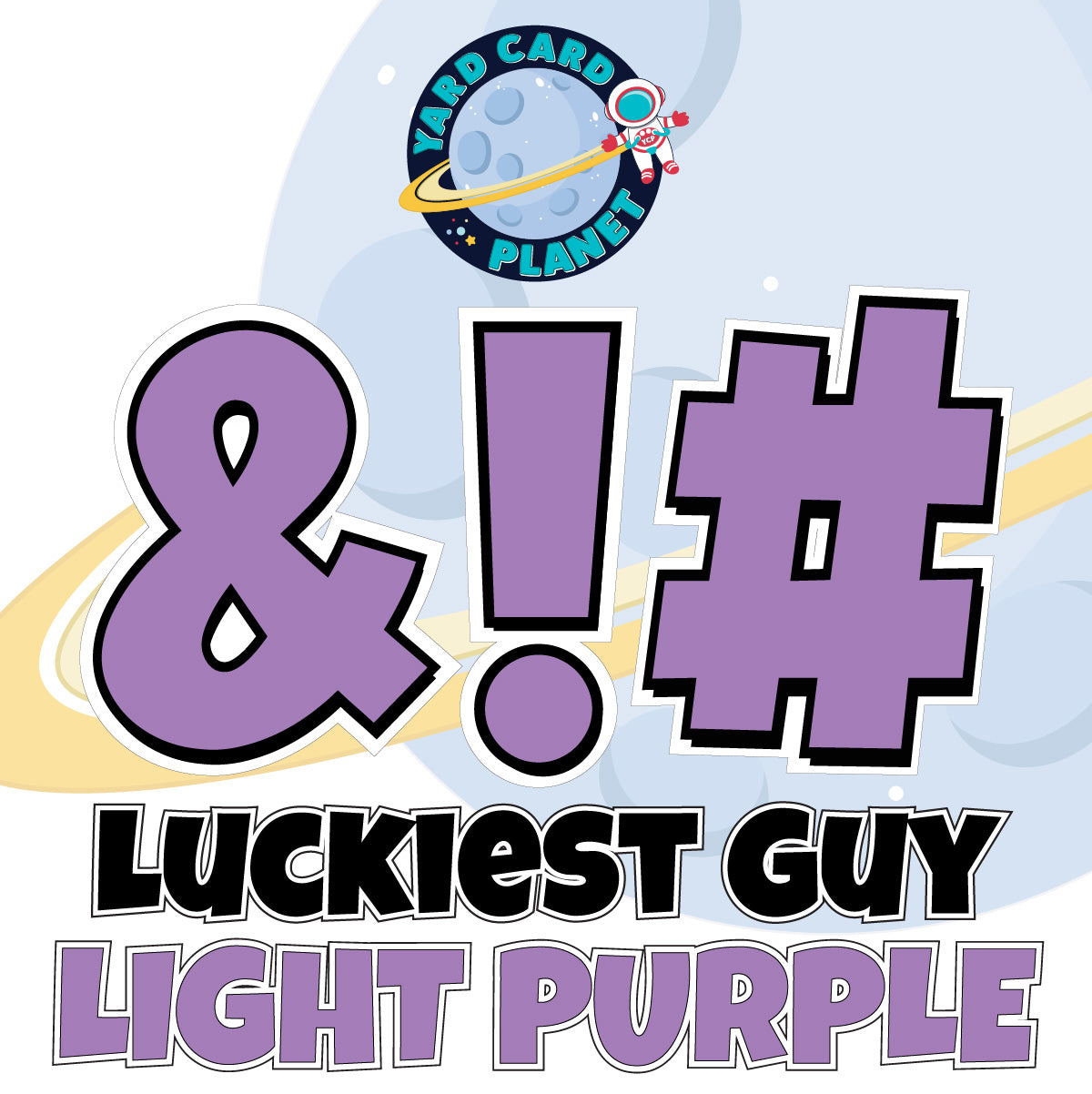 23" Luckiest Guy 21 pc. Symbol Set in Solid Colors