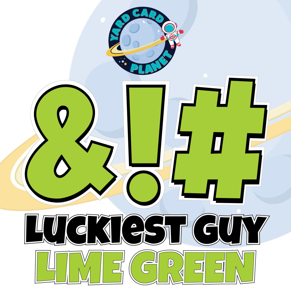23" Luckiest Guy 21 pc. Symbol Set in Solid Colors