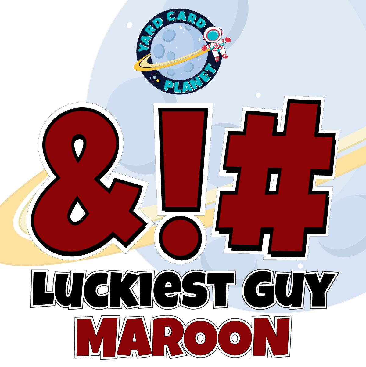 23" Luckiest Guy 21 pc. Symbol Set in Solid Colors