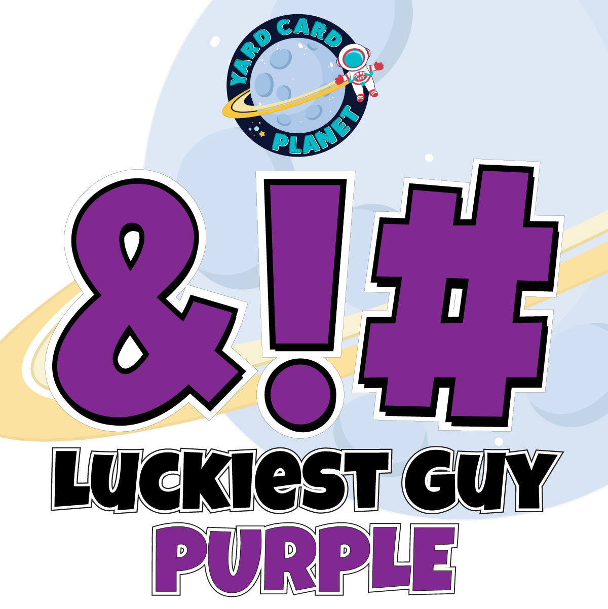 23" Luckiest Guy 21 pc. Symbol Set in Solid Colors