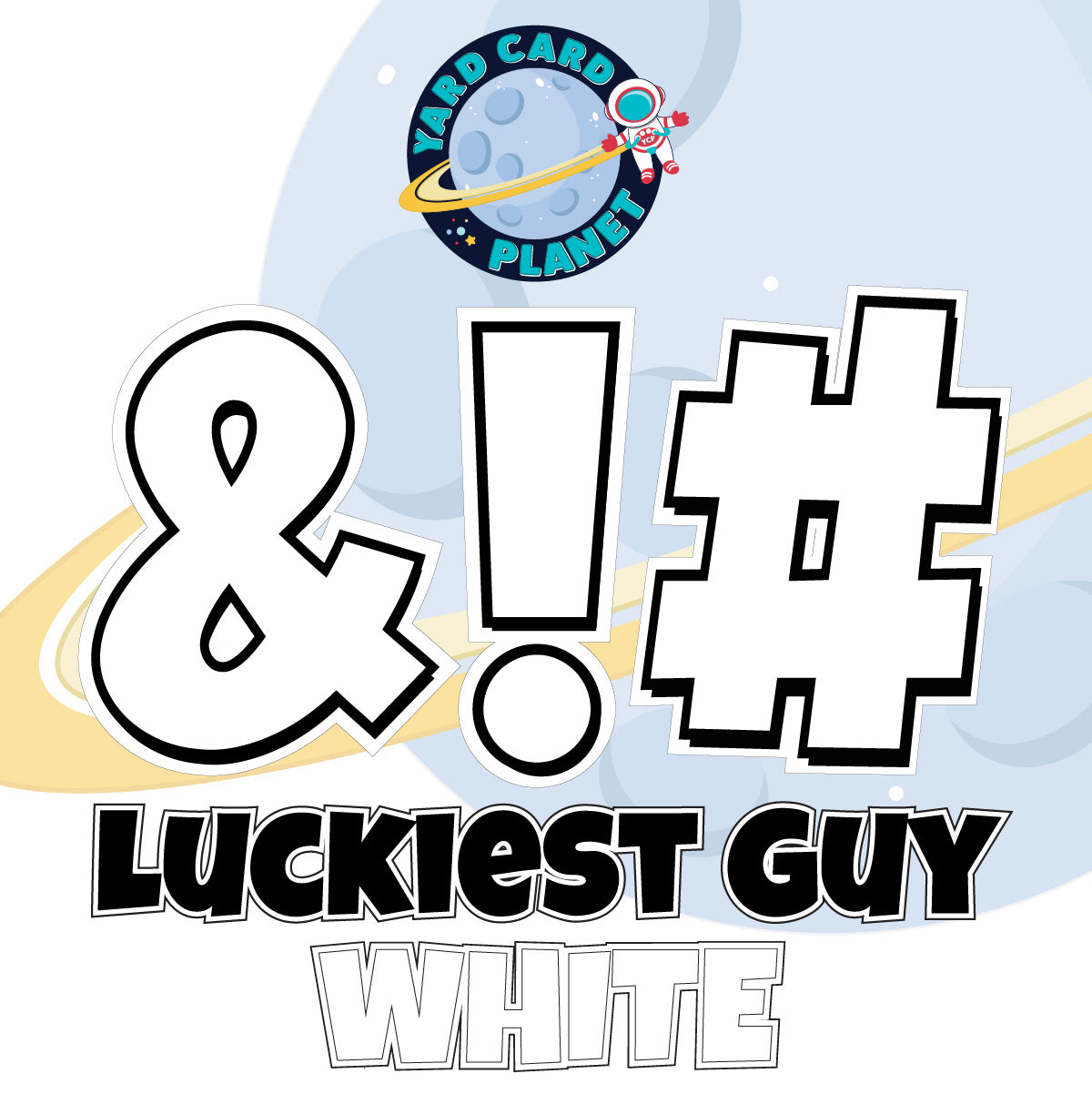 23" Luckiest Guy 21 pc. Symbol Set in Solid Colors