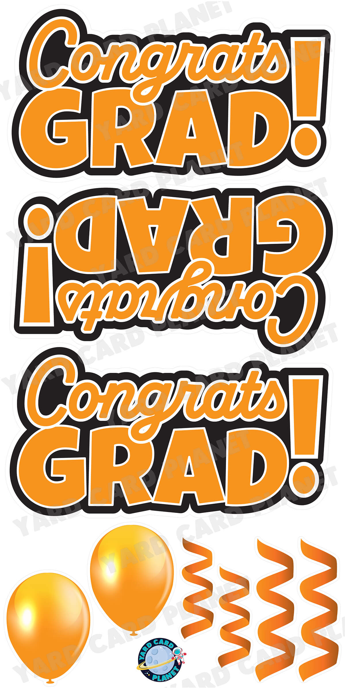 Class of 2024 EZ Quick Set, Graduation Signs and Yard Card Flair Set