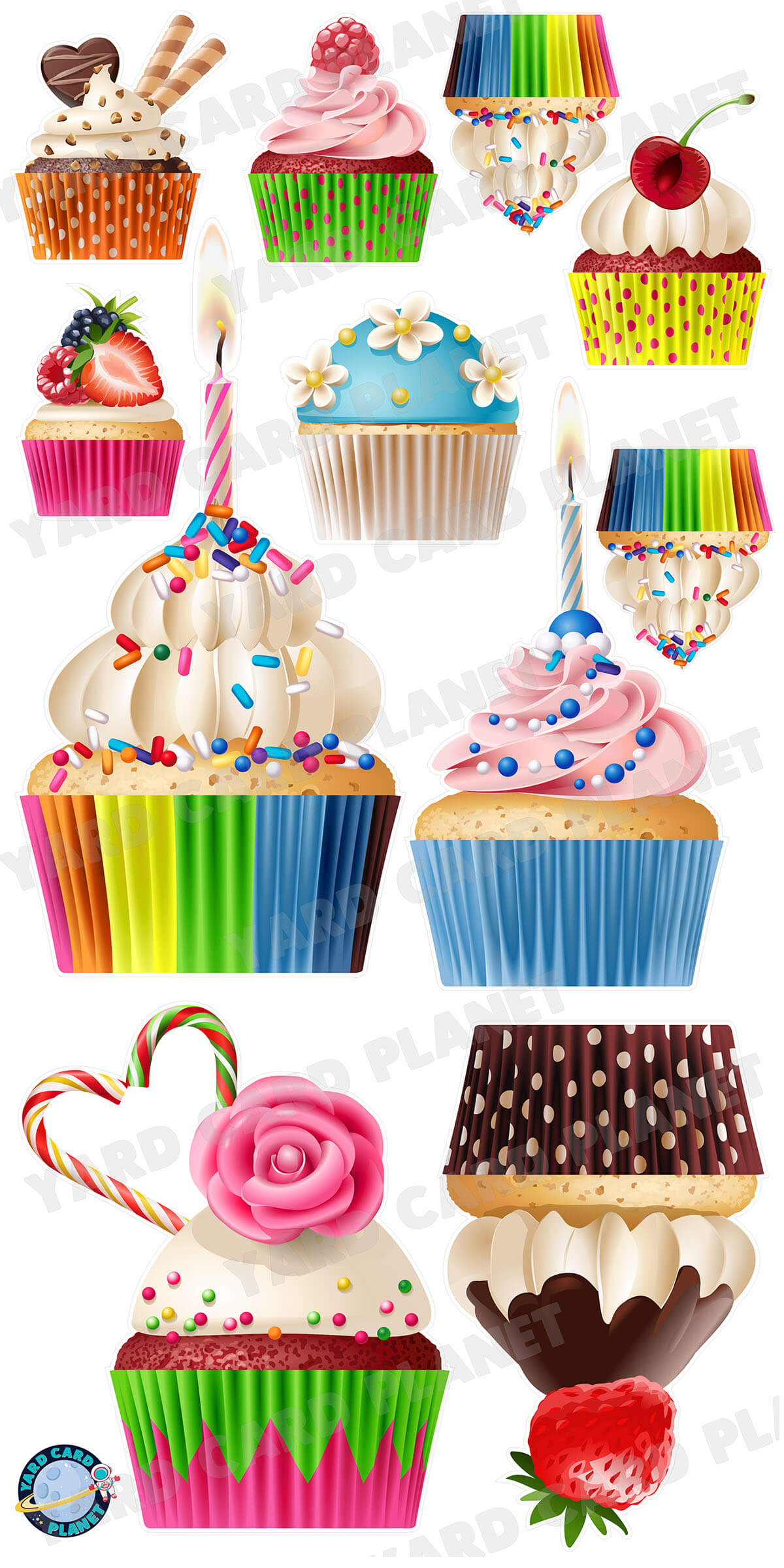 Cupcakes outlet Yard Cards