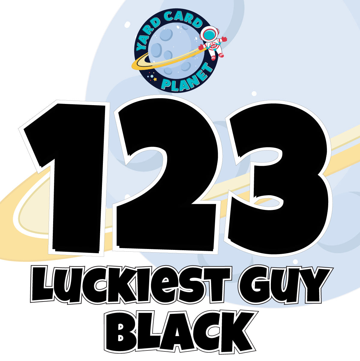 23" Luckiest Guy 27 pc. Number Set in Solid Colors