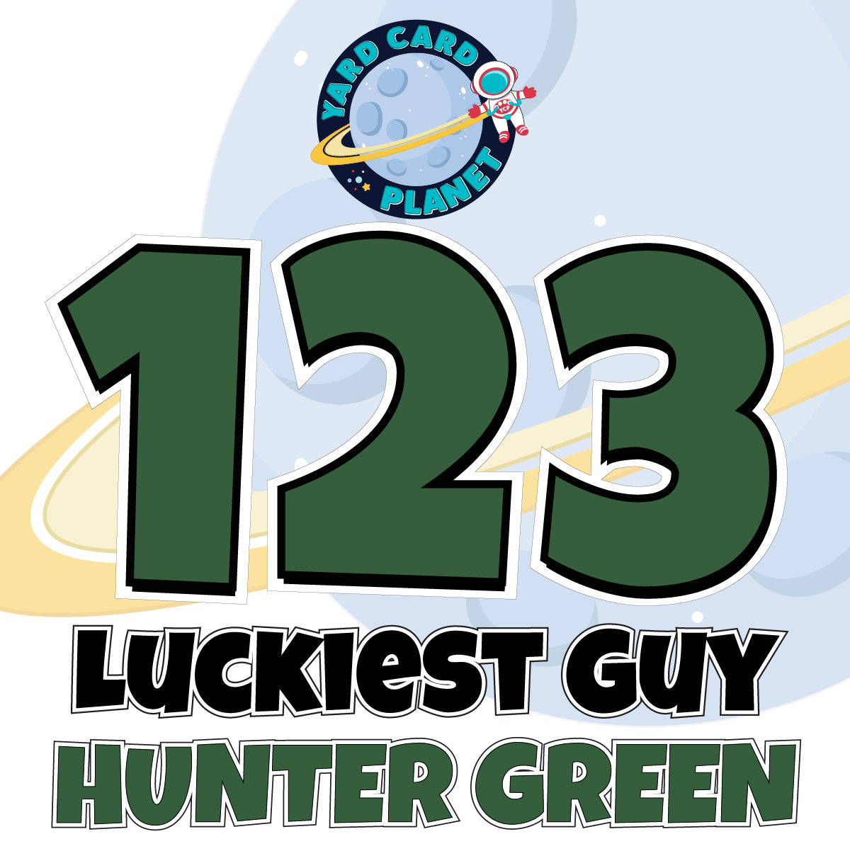 23" Luckiest Guy 27 pc. Number Set in Solid Colors