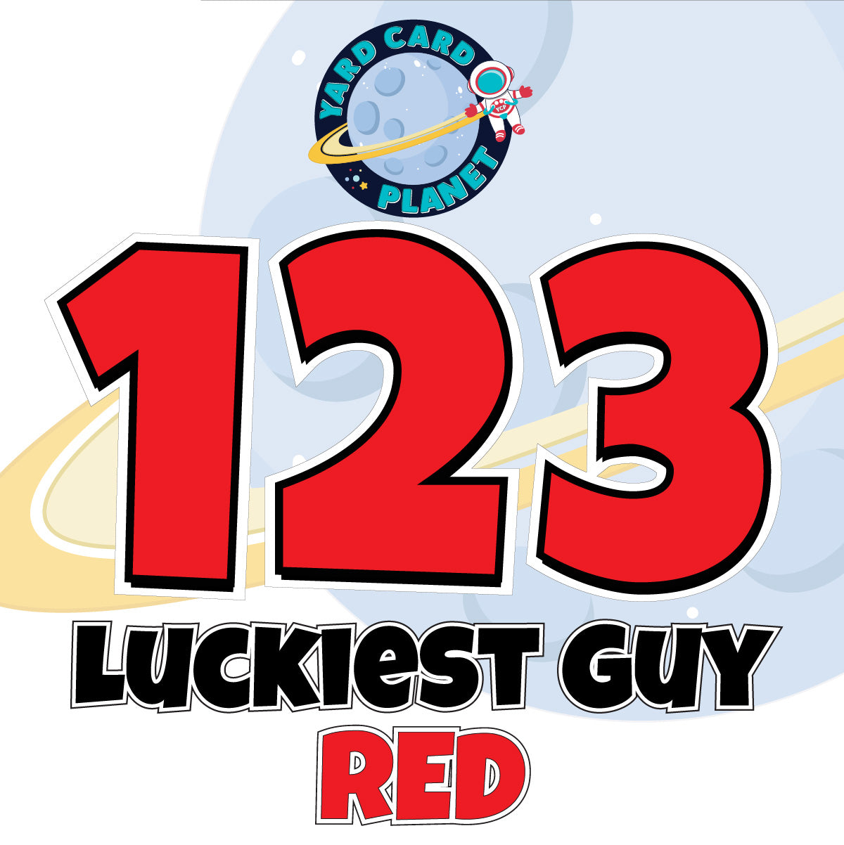 23" Luckiest Guy 27 pc. Number Set in Solid Colors