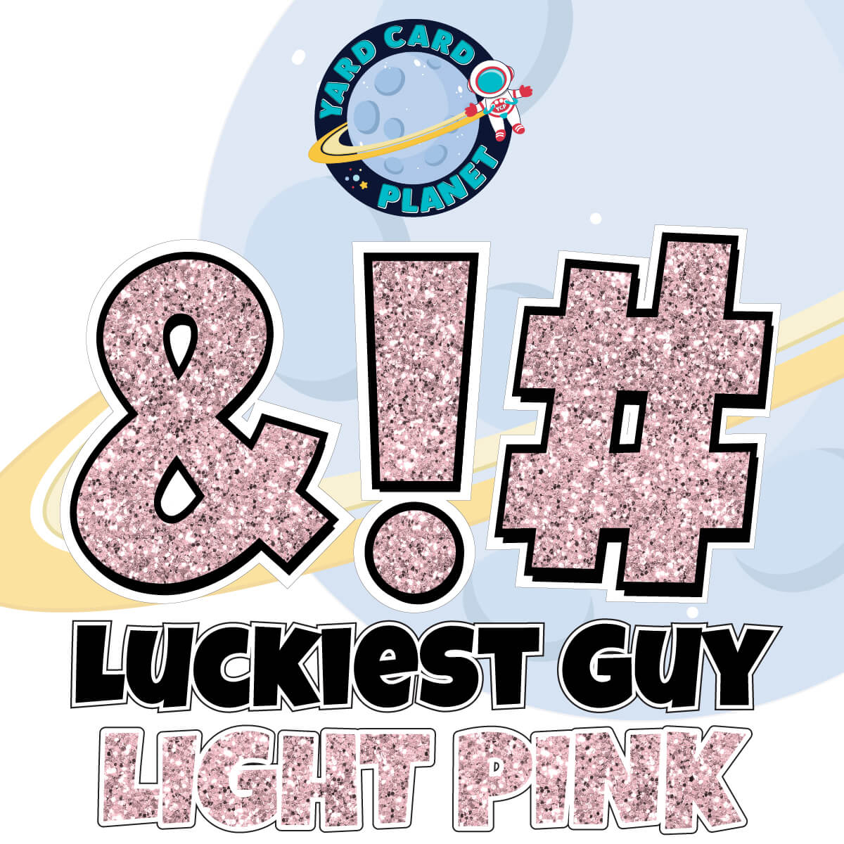 23" Luckiest Guy 21 pc. Symbol Set in Glitter Pattern