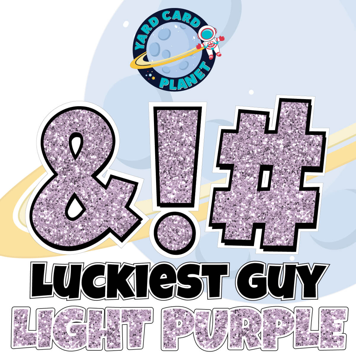 23" Luckiest Guy 21 pc. Symbol Set in Glitter Pattern