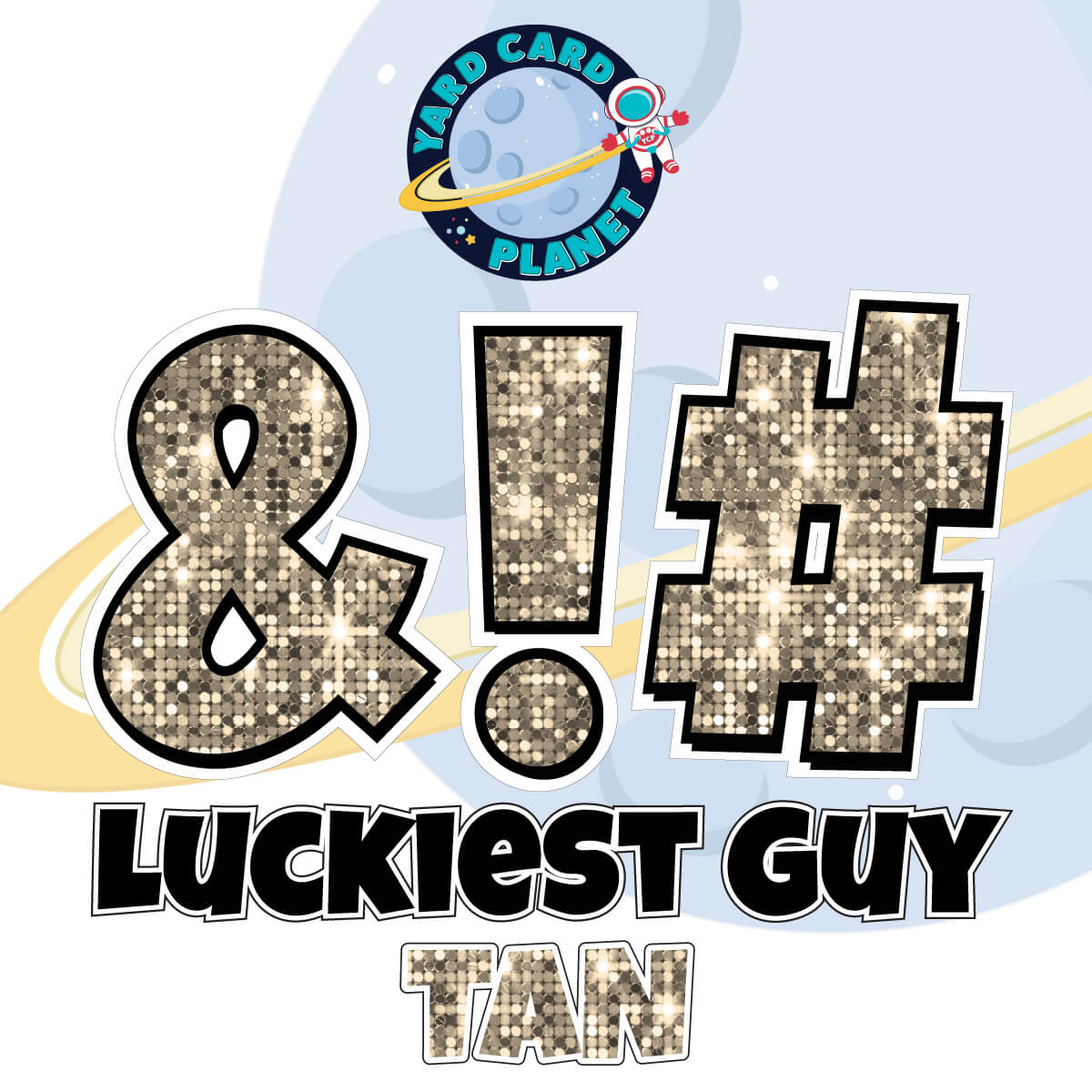 23" Luckiest Guy 21 pc. Symbol Set in Sequin Pattern