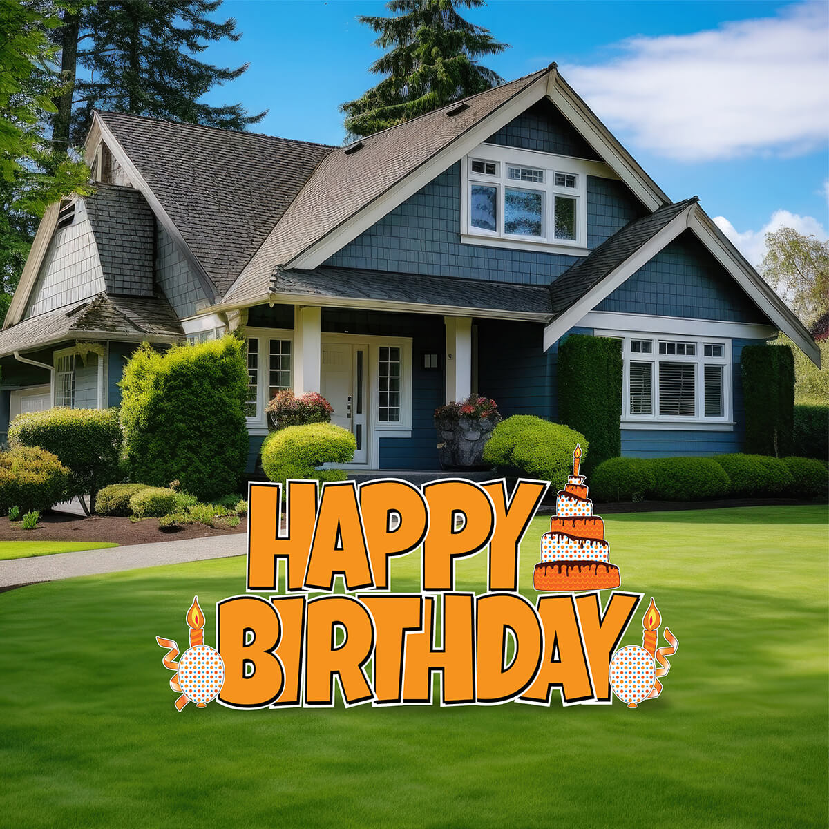 Yard Card deals Lawn Decor: Happy Birthday Western RA009