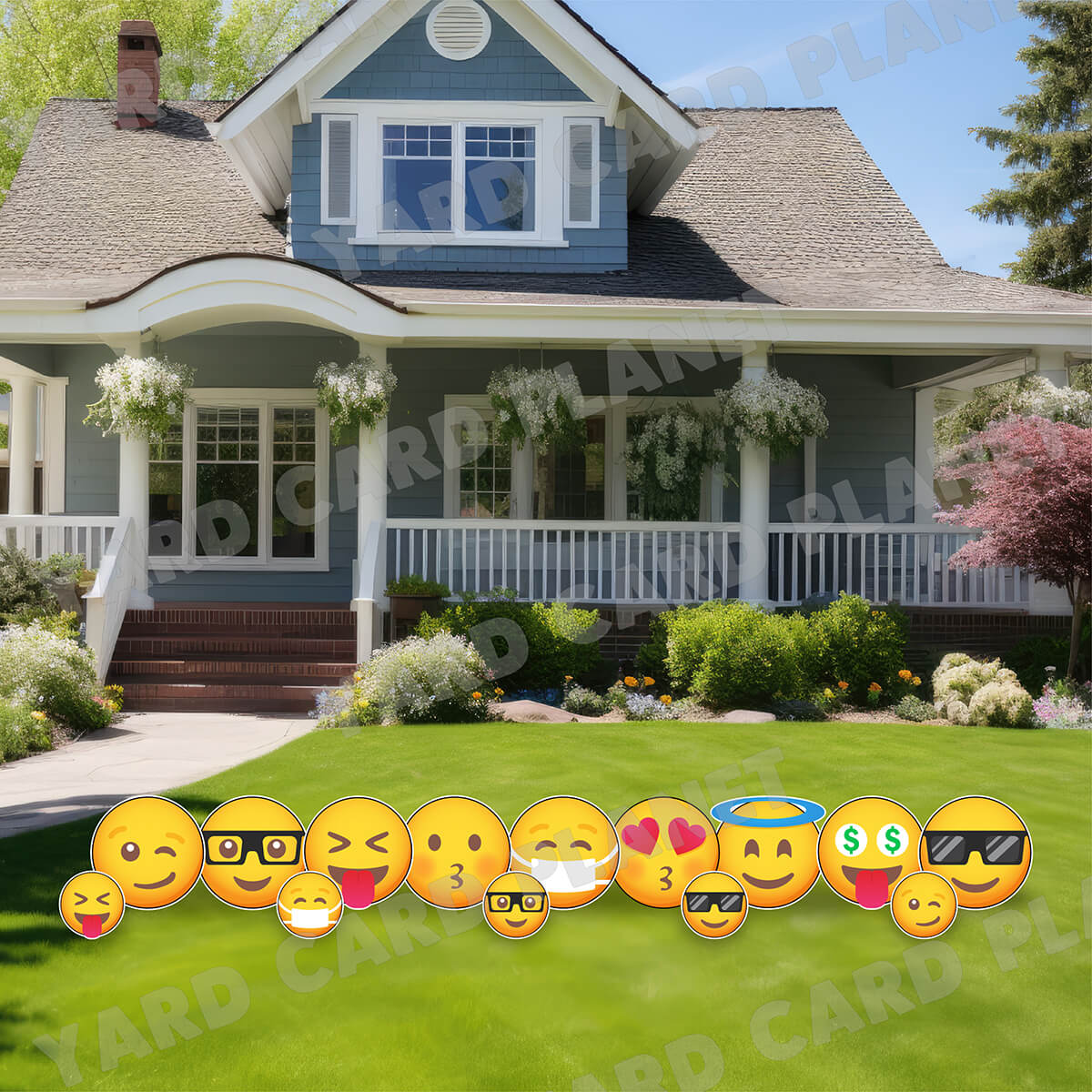 Emojis Yard Card Flair Set - Part 2