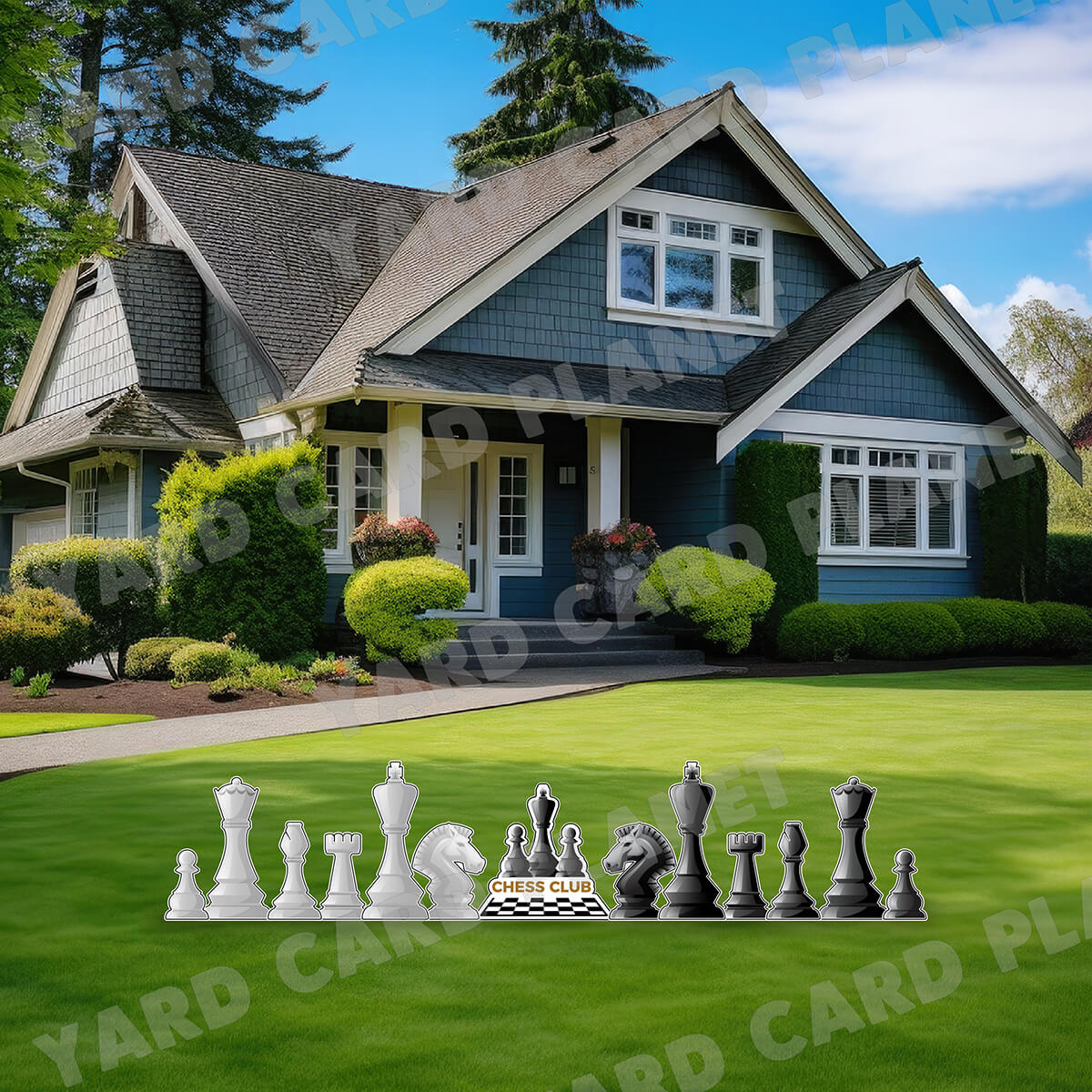 Chess Club Yard Card Flair Set