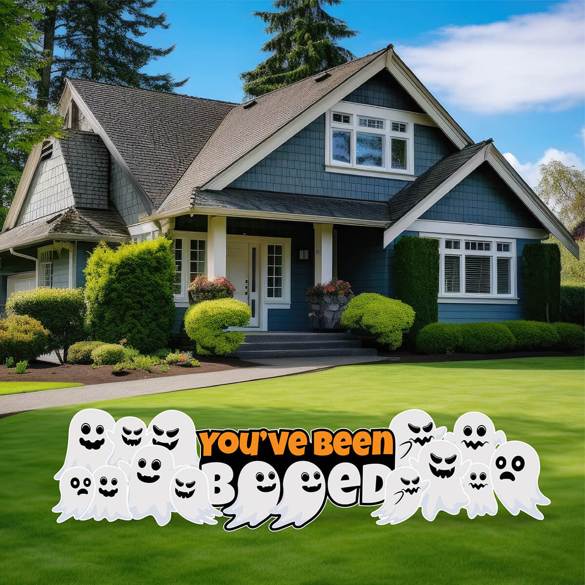 You've Been Booed! high quality Boo! Halloween, Ghosts Yard Cards (M443HS)