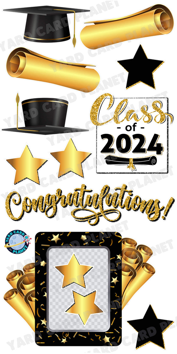 Congratulations Graduation Photo Frame, Signs and Yard Card Set