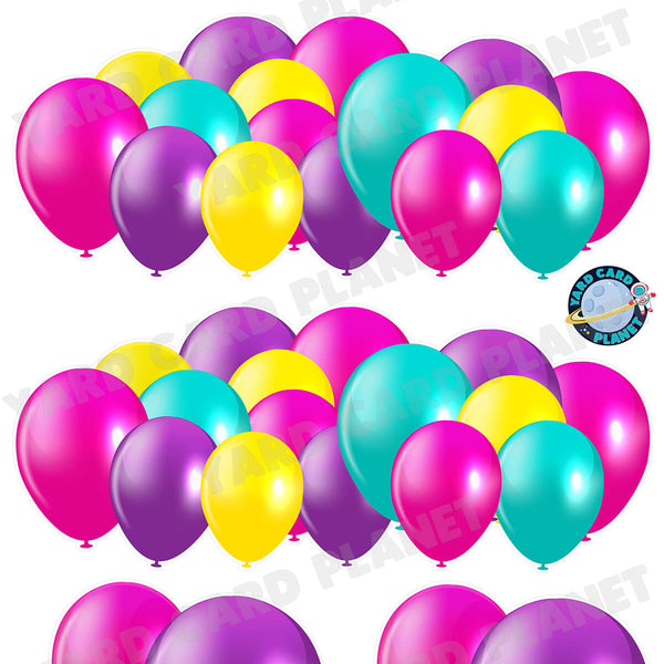 Balloon Bundles, Yellow & Blue, Bouquets Yard buying Cards