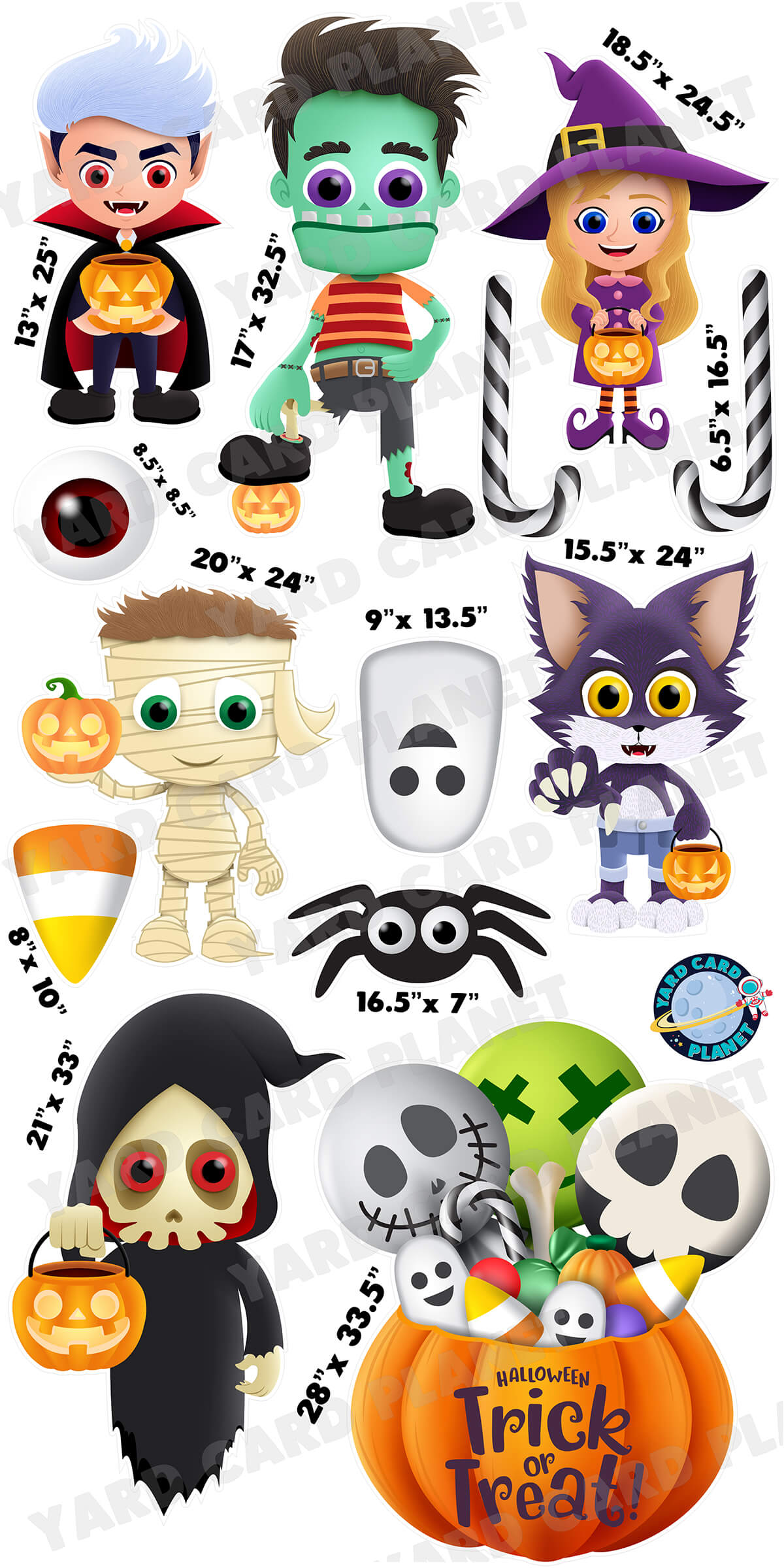 You've Been Booed Halloween Yard cheapest Card Set - UV High resolution Coroplast printing. HALF SHEET