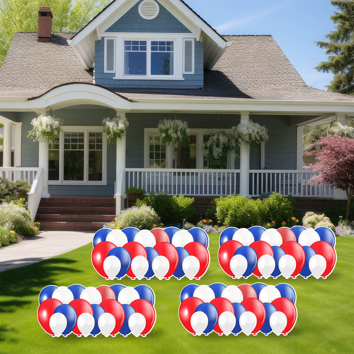 Yard Card Lawn sold Decor: Balloons