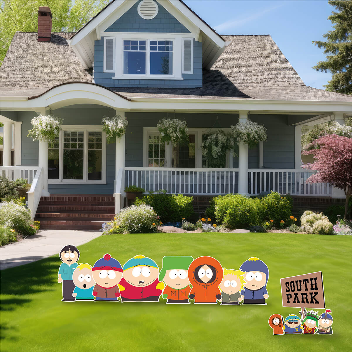 South Park Inspired Yard Card Flair Set