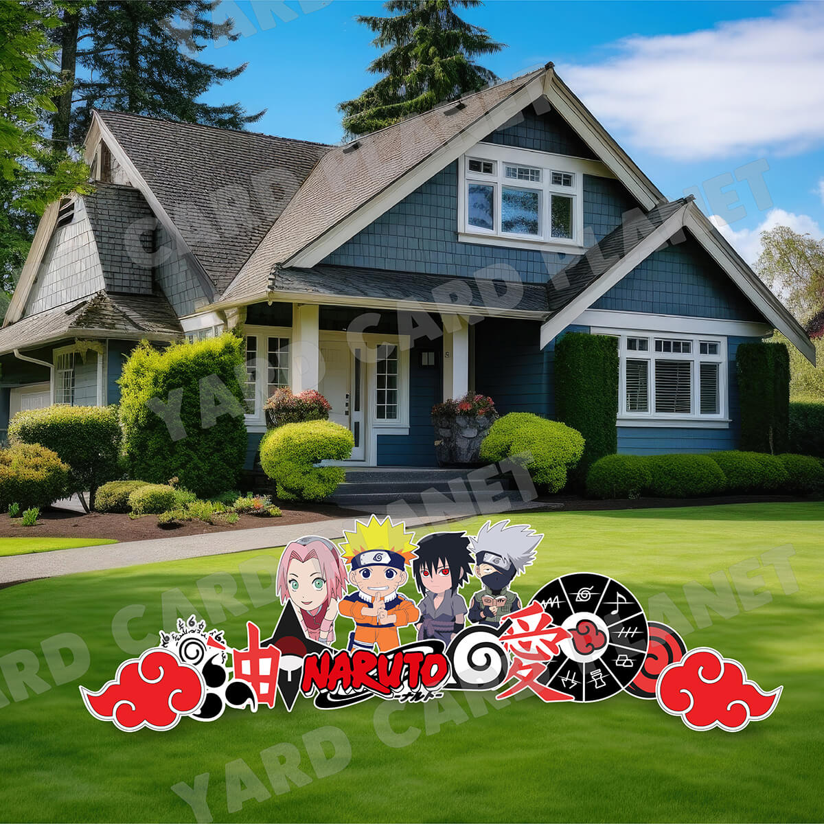 Naruto Anime Inspired Yard Card Flair Set Part 1