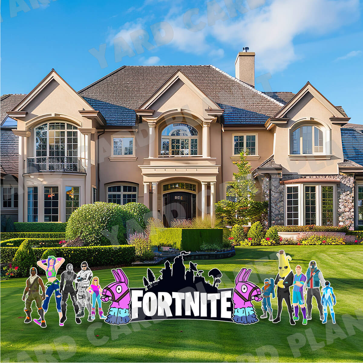 Fortnite Inspired Yard Card Flair Set