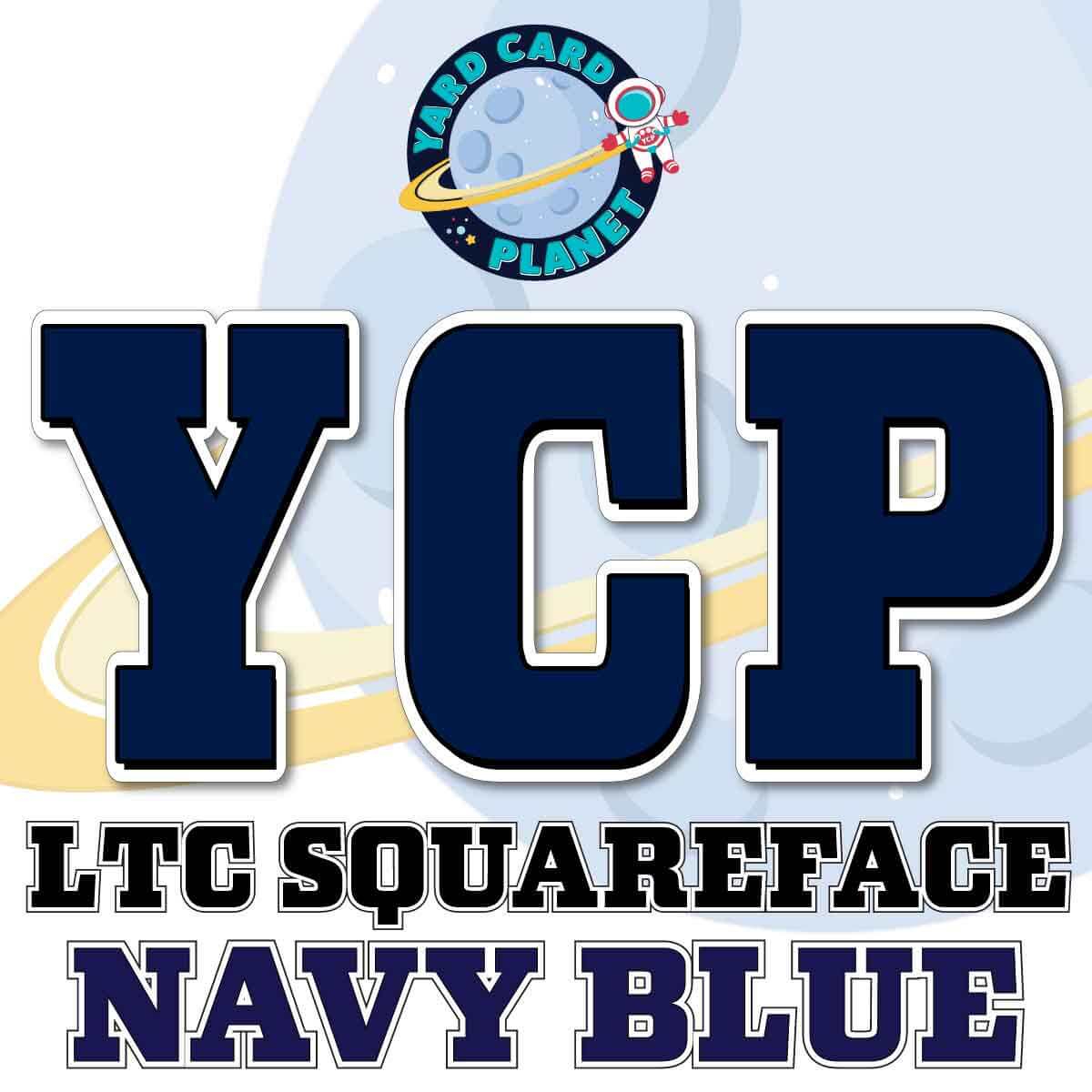 23" LTC Squareface 90 pc. Letters, Numbers and Symbols Pro Set in Solid Colors