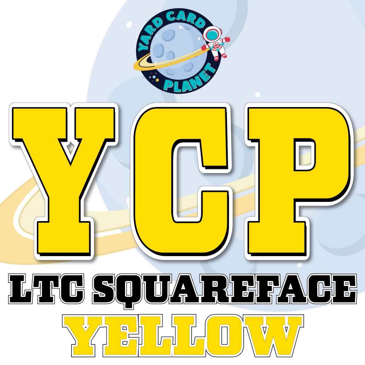 23" LTC Squareface 90 pc. Letters, Numbers and Symbols Pro Set in Solid Colors
