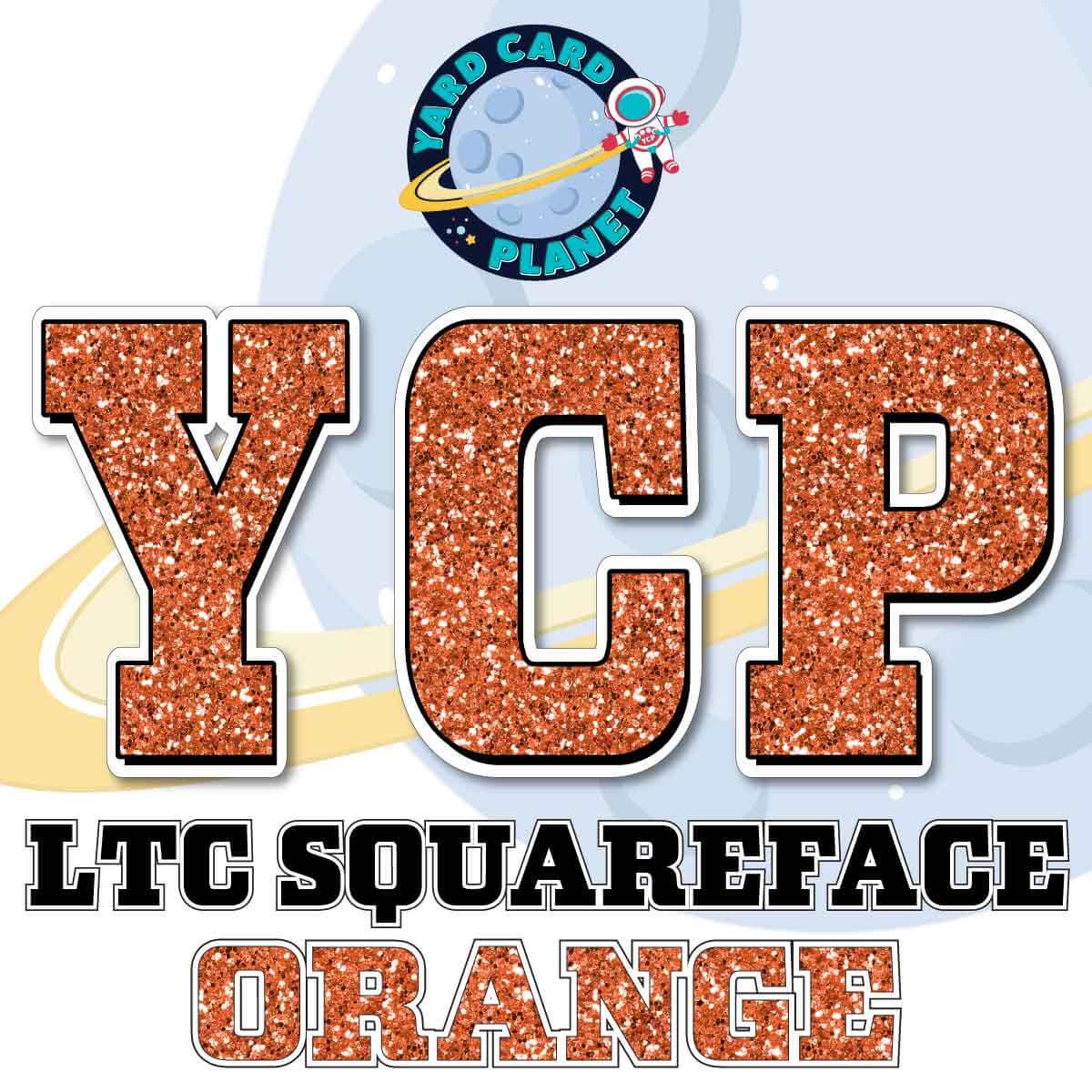 23" LTC Squareface 90 pc. Letters, Numbers and Symbols Pro Set in Glitter Pattern