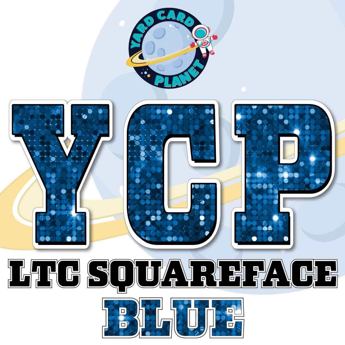 23" LTC Squareface 90 pc. Letters, Numbers and Symbols Pro Set in Sequin Pattern