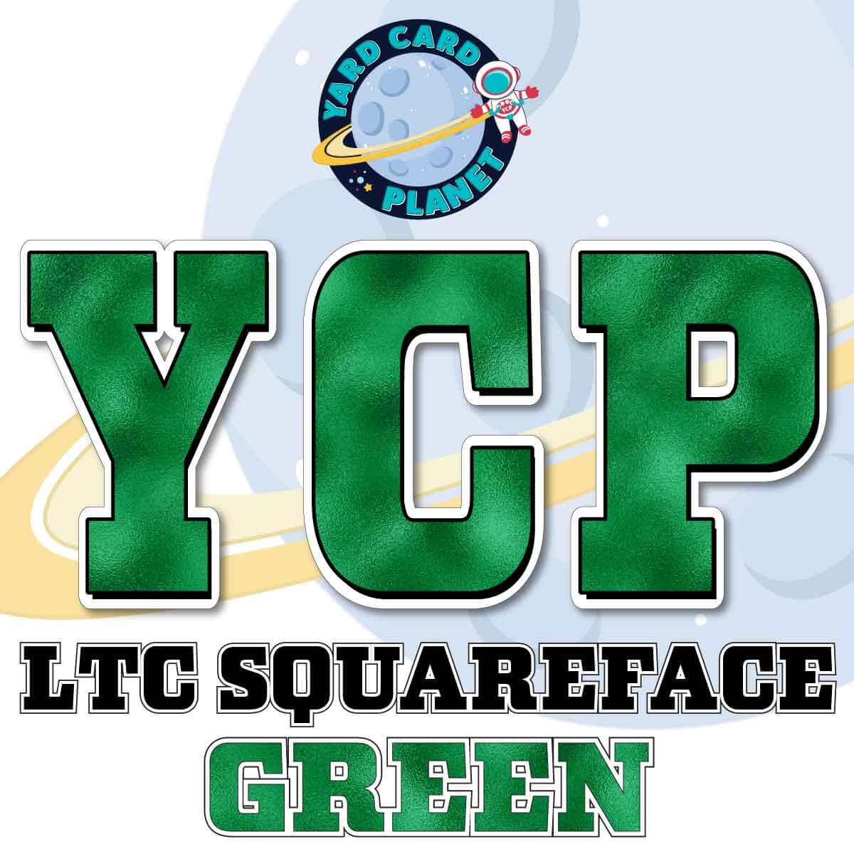 23" LTC Squareface 90 pc. Letters, Numbers and Symbols Pro Set in Metallic Foil Pattern