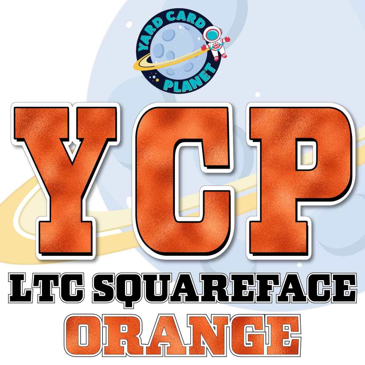 23" LTC Squareface 90 pc. Letters, Numbers and Symbols Pro Set in Metallic Foil Pattern