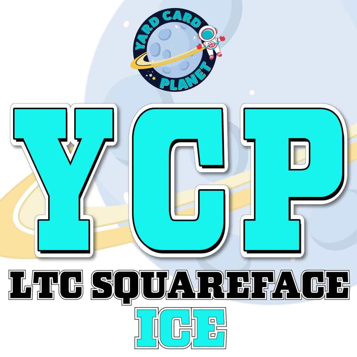 23" LTC Squareface 90 pc. Letters, Numbers and Symbols Pro Set in Neon Colors