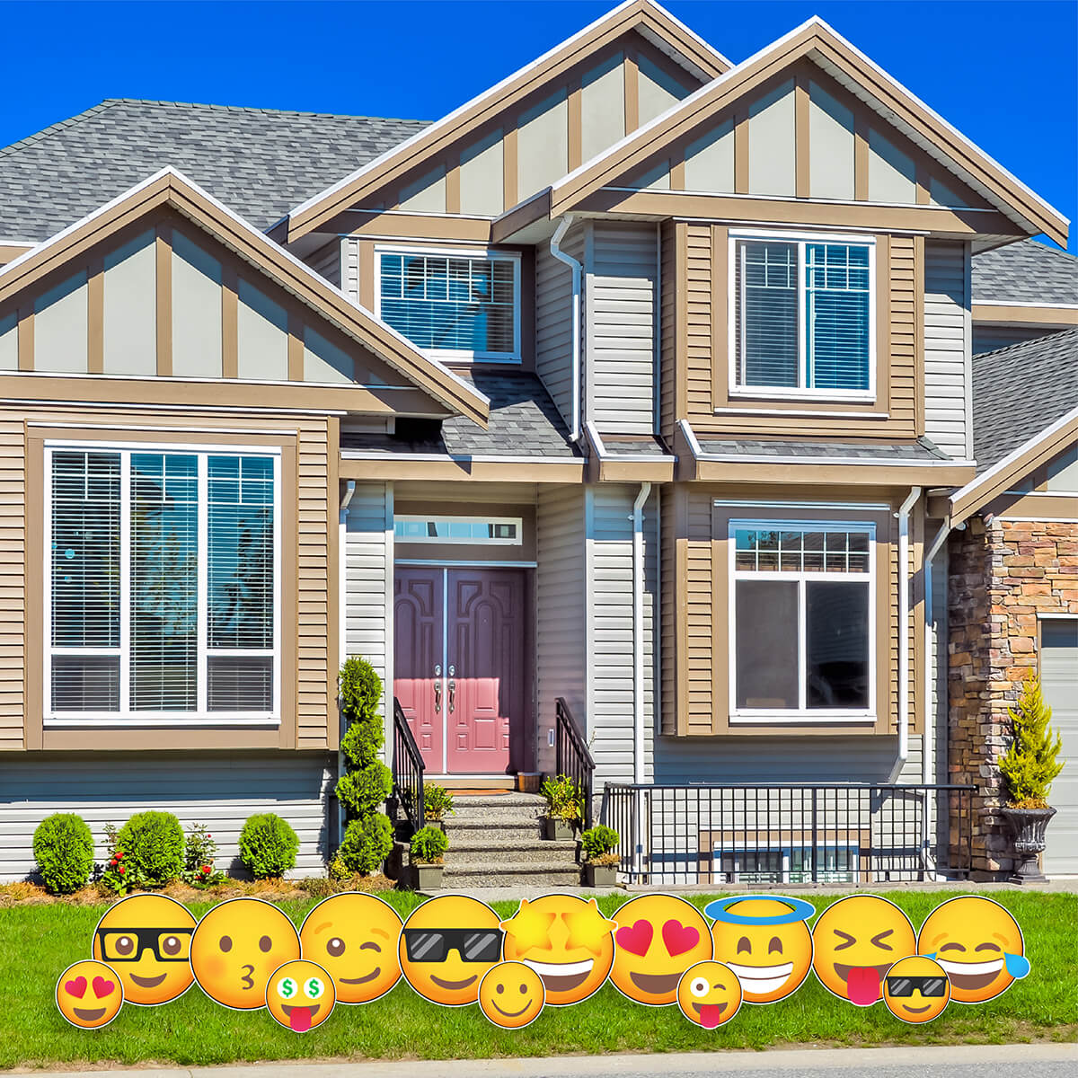 Emojis Yard Card Flair Set - Part 3