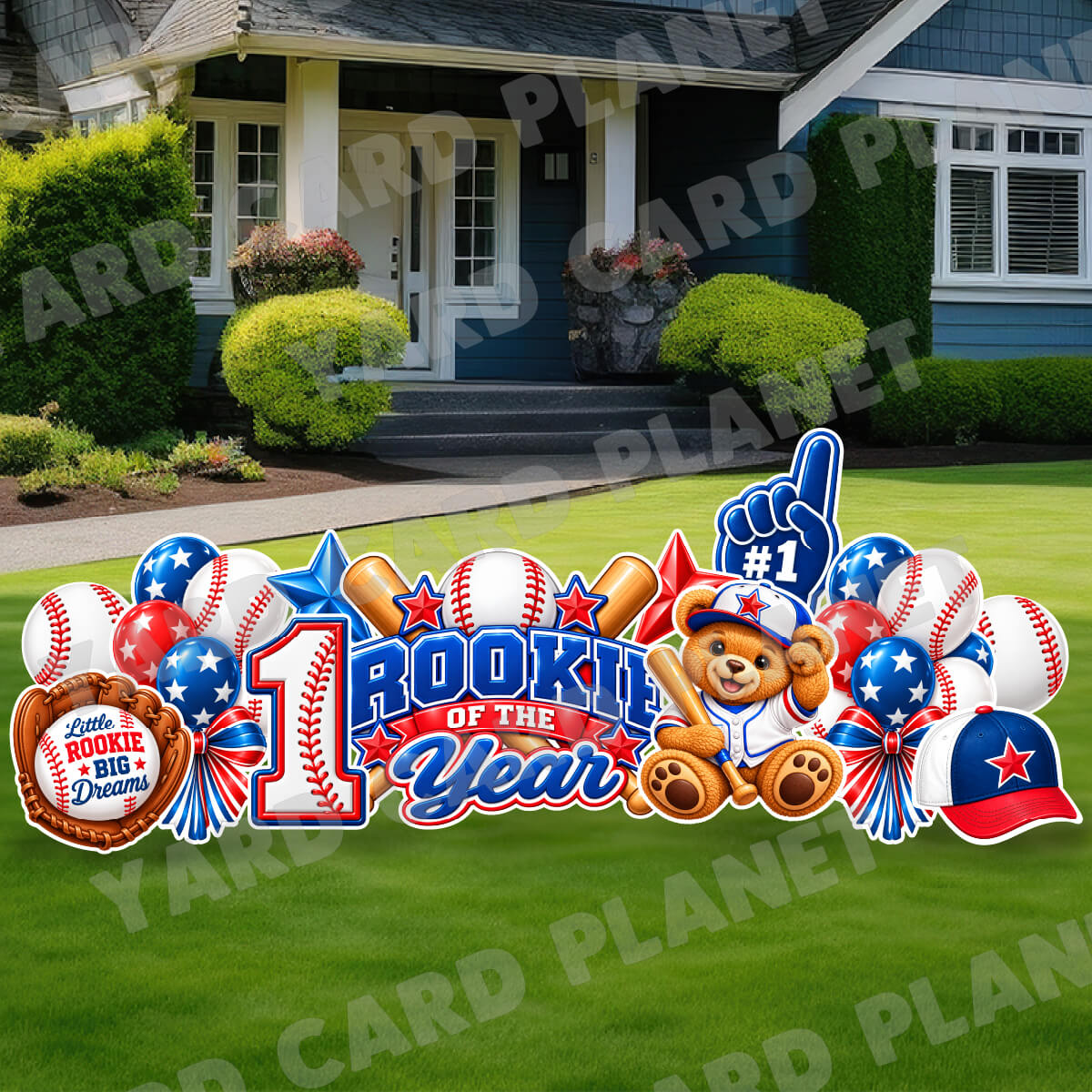 Rookie of the Year EZ Quick Sign and Yard Card Flair Set