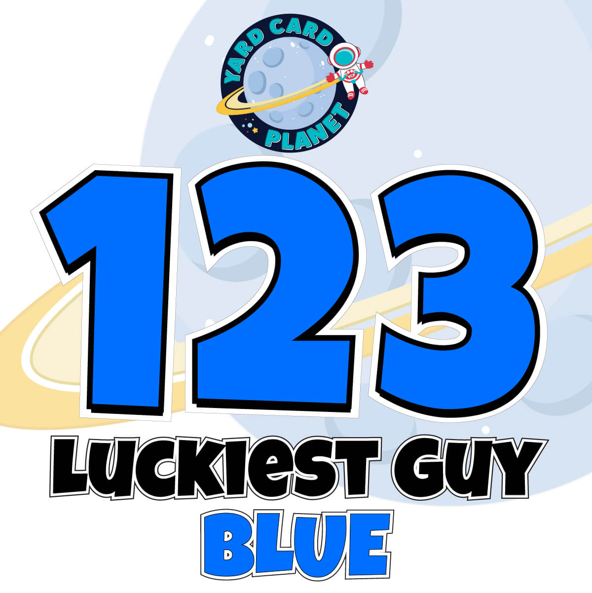 23" Luckiest Guy 27 pc. Number Set in Neon Colors