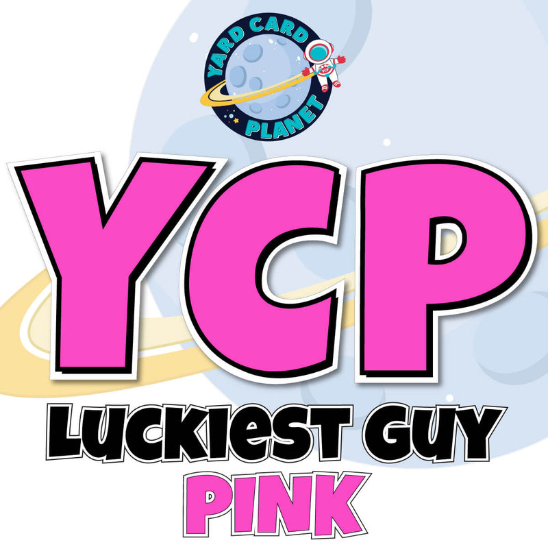 23" Luckiest Guy 36 pc. Large Letter Set in Neon Colors