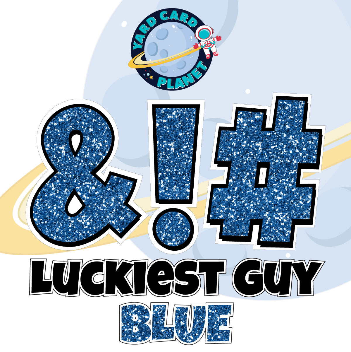 23" Luckiest Guy 21 pc. Symbol Set in Glitter Pattern