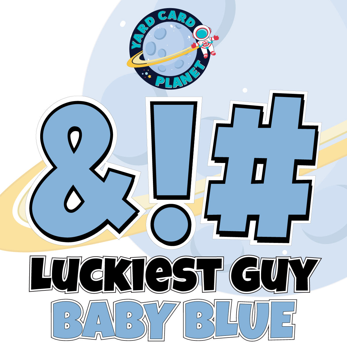 23" Luckiest Guy 21 pc. Symbol Set in Solid Colors