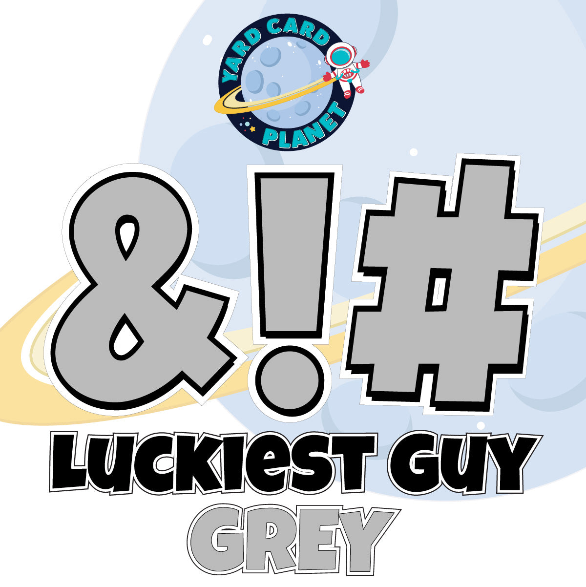 23" Luckiest Guy 21 pc. Symbol Set in Solid Colors
