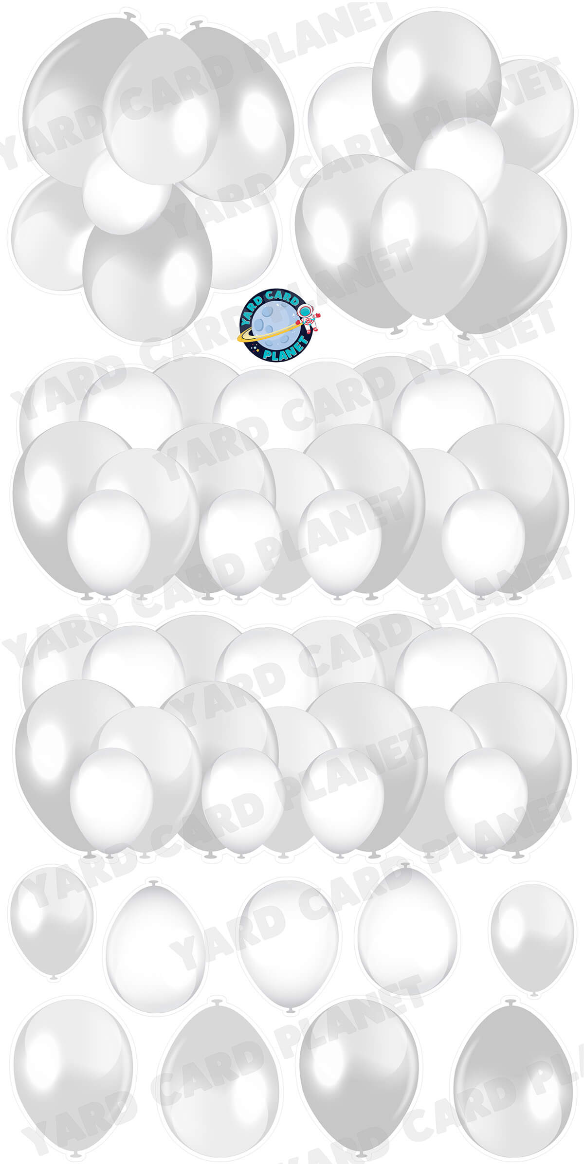 LARGE balloon Baby champ bundle outlet Yard Cards uv High resolution Coroplast printing. Half Sheet