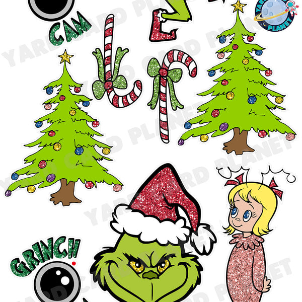 grinch christmas tree clip art