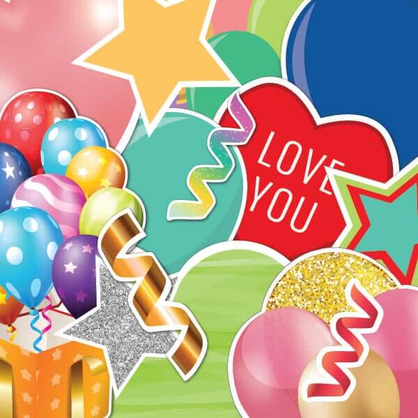 Balloons, Stars & Fillers
